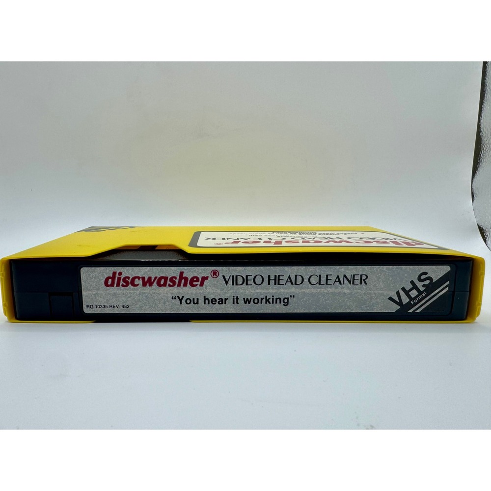 Discwasher Video Head Cleaner VHS Nonabrasive VCR Maintenance USA - Picture 2 of 6